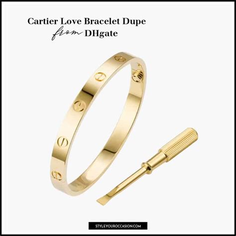 cartier love bracelet dupe 14k gold|cartier love bracelet lookalikes.